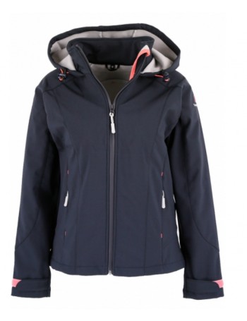 veste soft shell femme Bermudes Sitia bleu marine