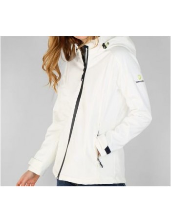 veste soft shell femme Bermudes Sitia craie